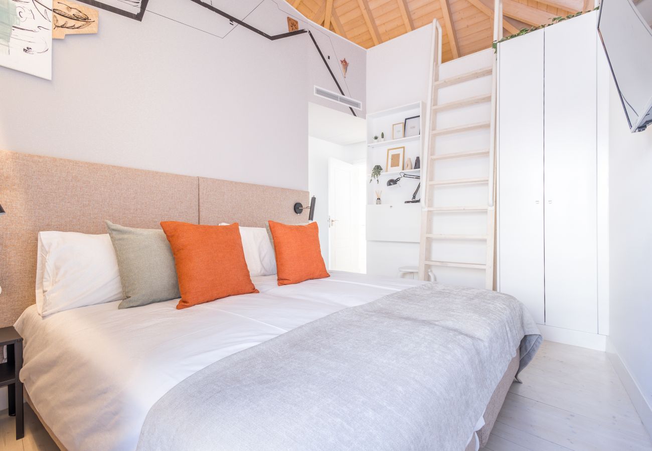 Quarto em Faro - LODO Suites Ala - Studio mezanino by HD
